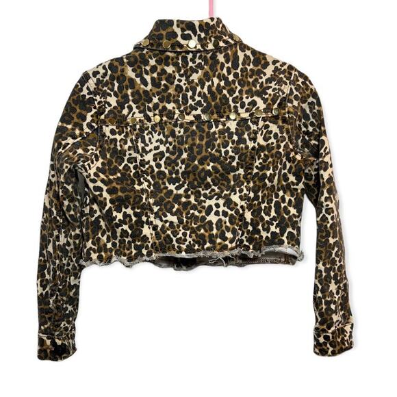Hudson Kids Leopard Jean Jacket - Picture 2 of 4